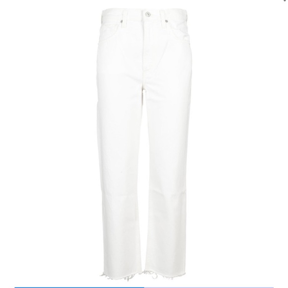 Citizens of Humanity • white denim • Daphne crop • 28 - Picture 1 of 7